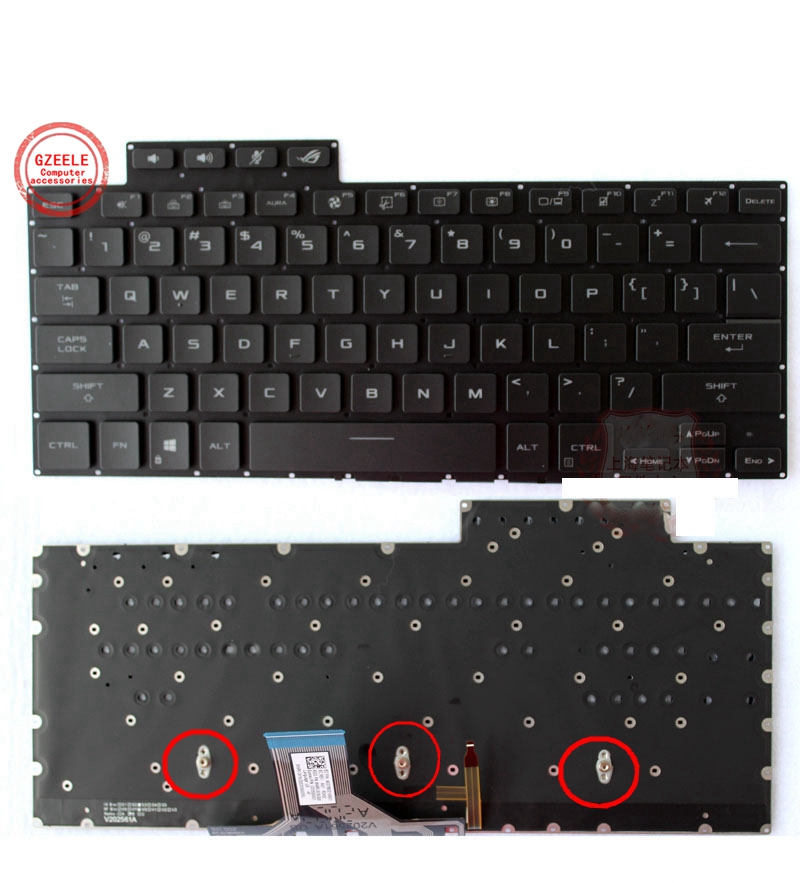 Pc Gaming Rog - Nuevo teclado retroiluminado de EE. UU.