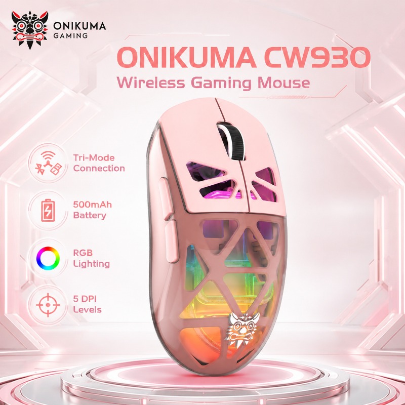 Pc Gaming X3D - Ratón Inalámbrico para Juegos ONIKUMA CW930