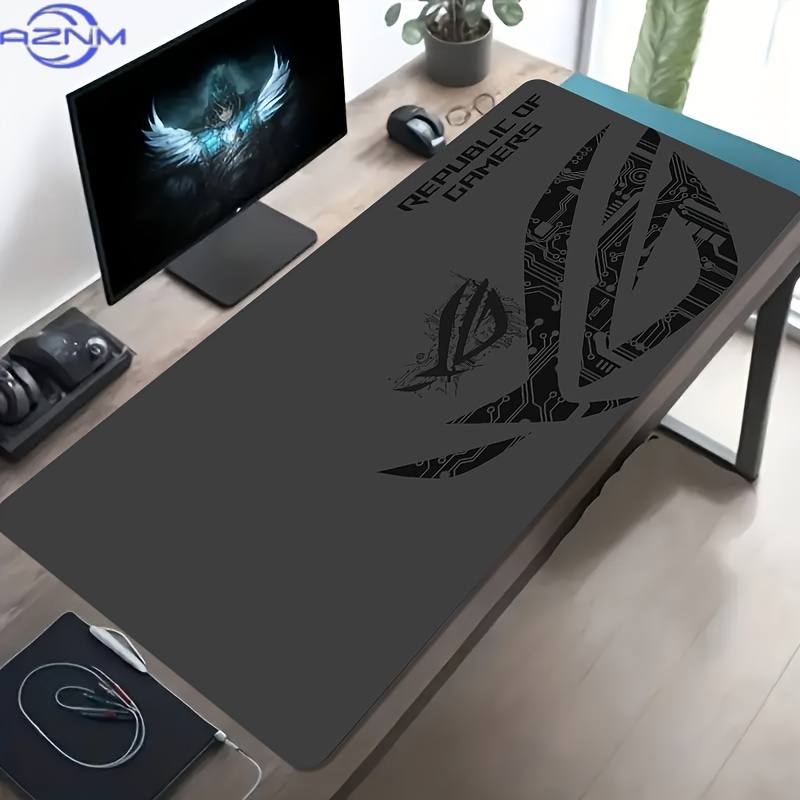 Pc Gaming Rog - Alfombrilla de Ratón Grande para Juegos,