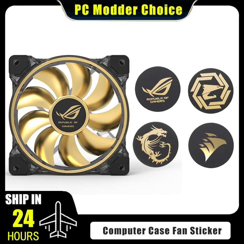 Pc Gaming Rog - Pegatina con logotipo de ventilador de