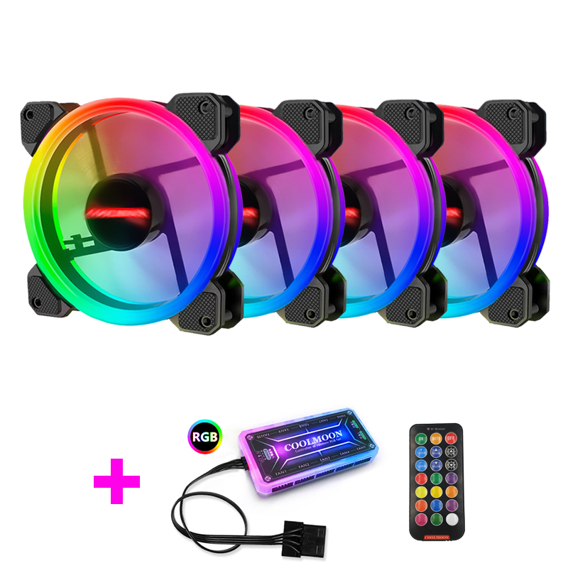 Argb Case Fan - Ventilador de Caja Coolmoon para PC,