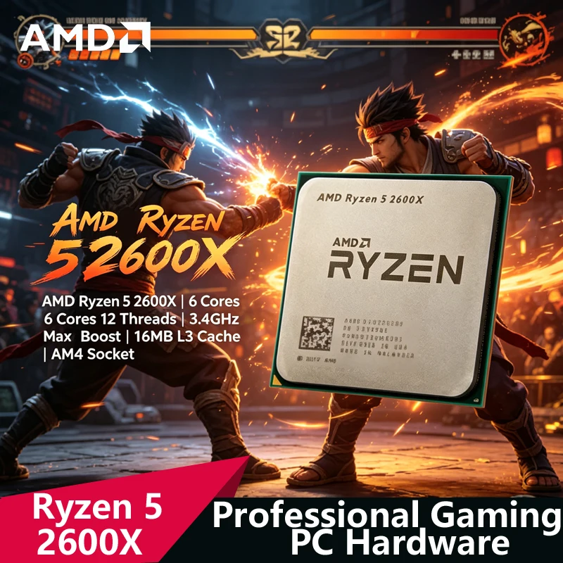 Amd Cpu Ryzen 5 - CPU para Juegos AMD Ryzen 5