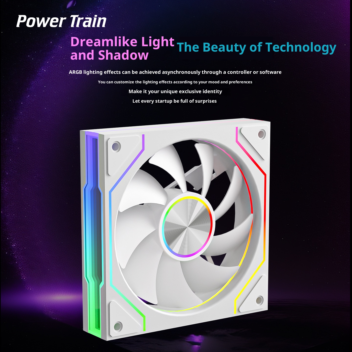Power Train PRISM 9 PRO Ventil - Argb Case Fan reseña y precio