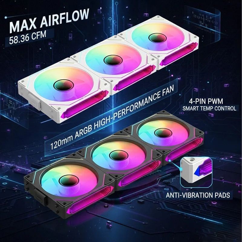 Ventilador de Refrigeración pa - Argb Case Fan reseña y precio