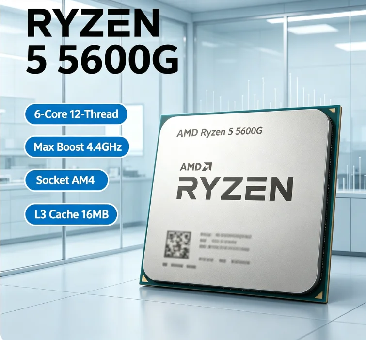CPU AMD Ryzen 5 5600G R5 5600G - Amd Cpu Ryzen 5 reseña y precio