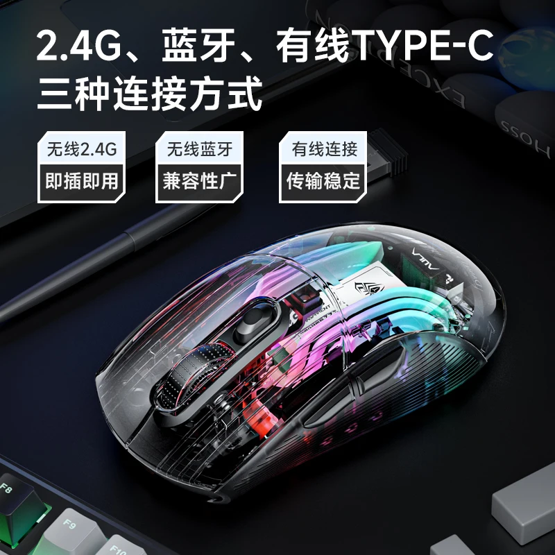 Ratón inalámbrico transparente - Pc Gaming X3D reseña y precio