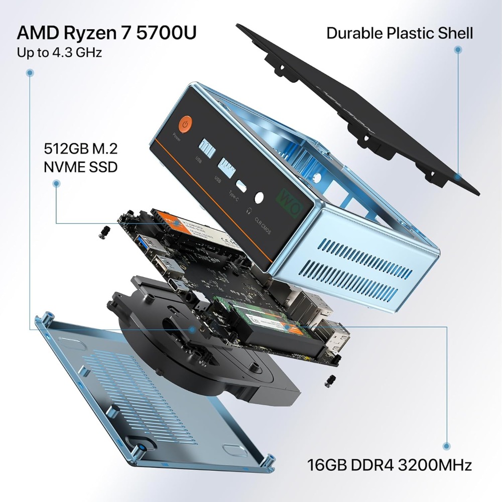 Mini PC con Envío en EE. UU.,  - Pc Gaming Amd Ryzen 7 reseña y precio