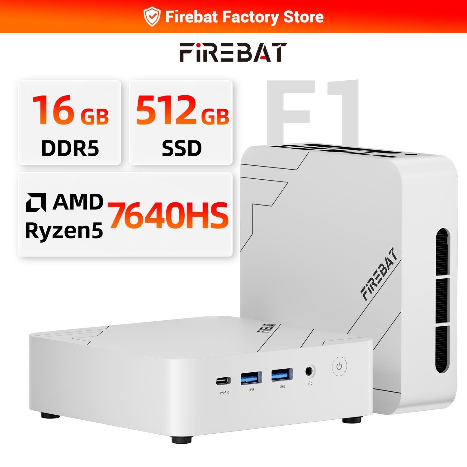 FIREBAT F1 MINI PC AMD Ryzen 5 - Pc Gaming Amd Ryzen 7 reseña y precio