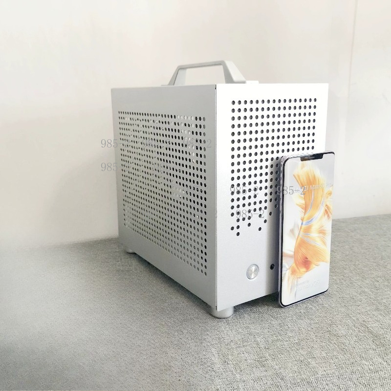 Caja de torre Mini ITX con asa - Pc Gaming Graphics Card reseña y precio