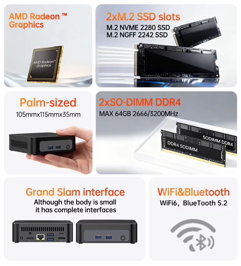 Mini PC para Juegos AMD Ryzen  - Pc Gaming Amd Ryzen 7 reseña y precio