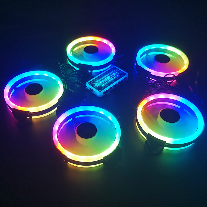 Ventilador de Caja Coolmoon pa - Argb Case Fan reseña y precio
