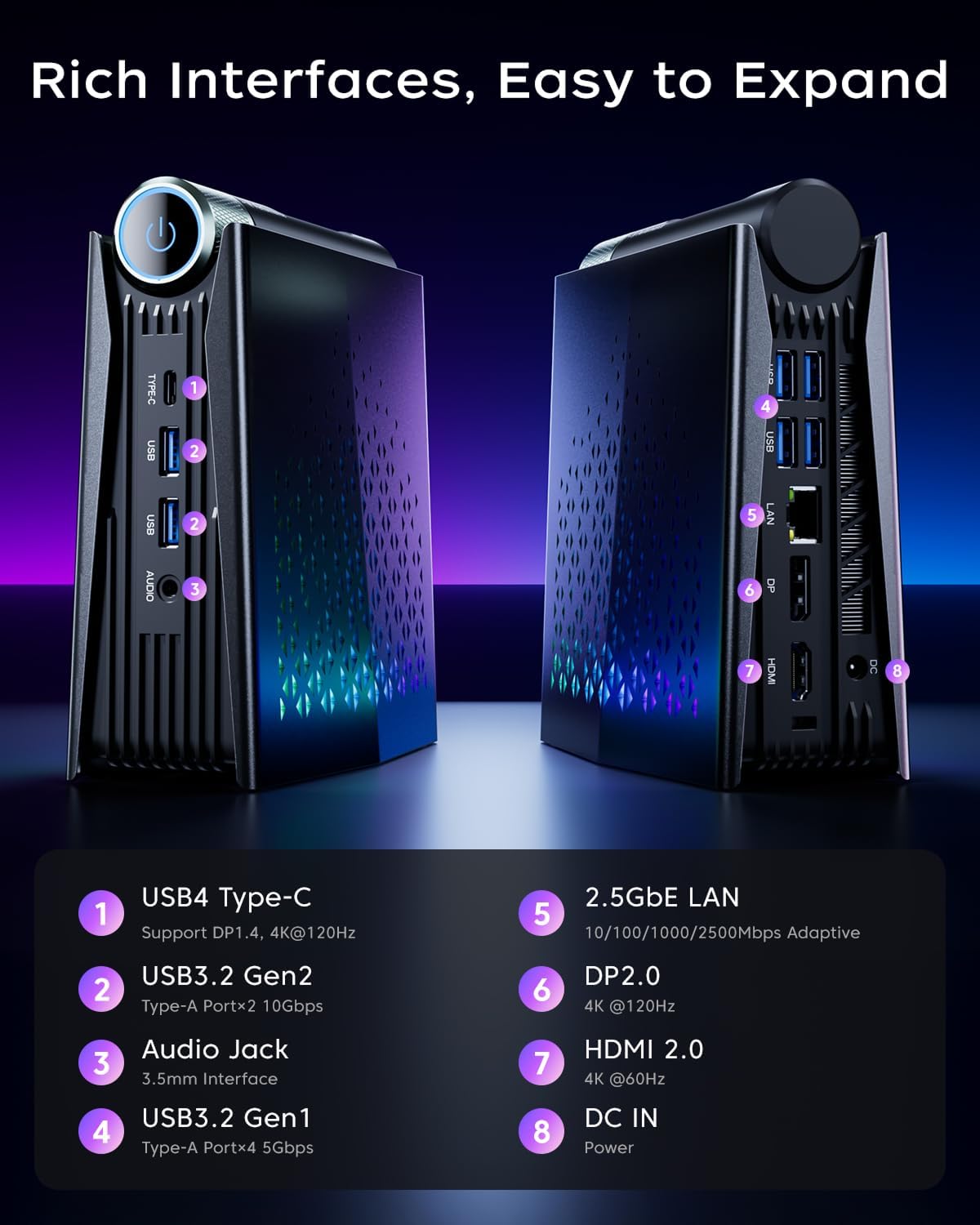 Mini PC para Juegos KAMRUI Ryz - Pc Gaming Amd Ryzen 7 reseña y precio
