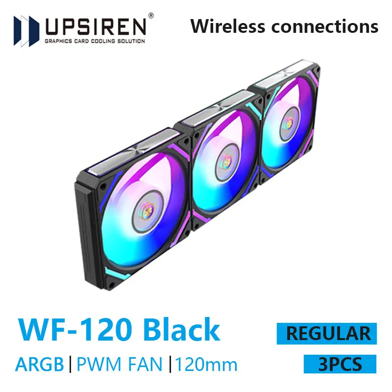 UPSIREN WF-120 ARGB PWM 3 uds  - Argb Case Fan reseña y precio